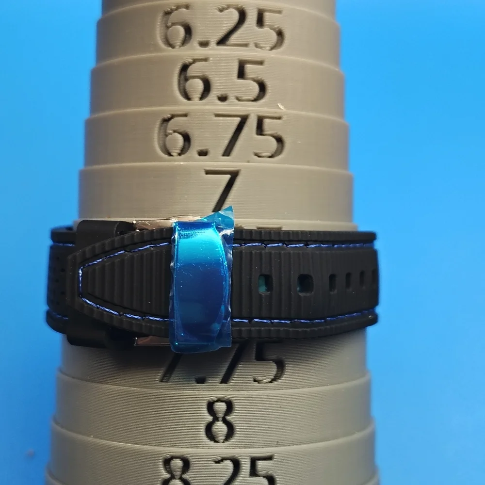 2016 Timex Date 39mm Men's Quartz Watch New Rubber Strap SS Deployment Clasp‎